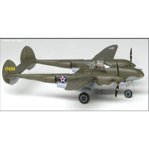 Academy 12208 1/48 P-38F Lighting Glacier Girl Lockheed - Image 3