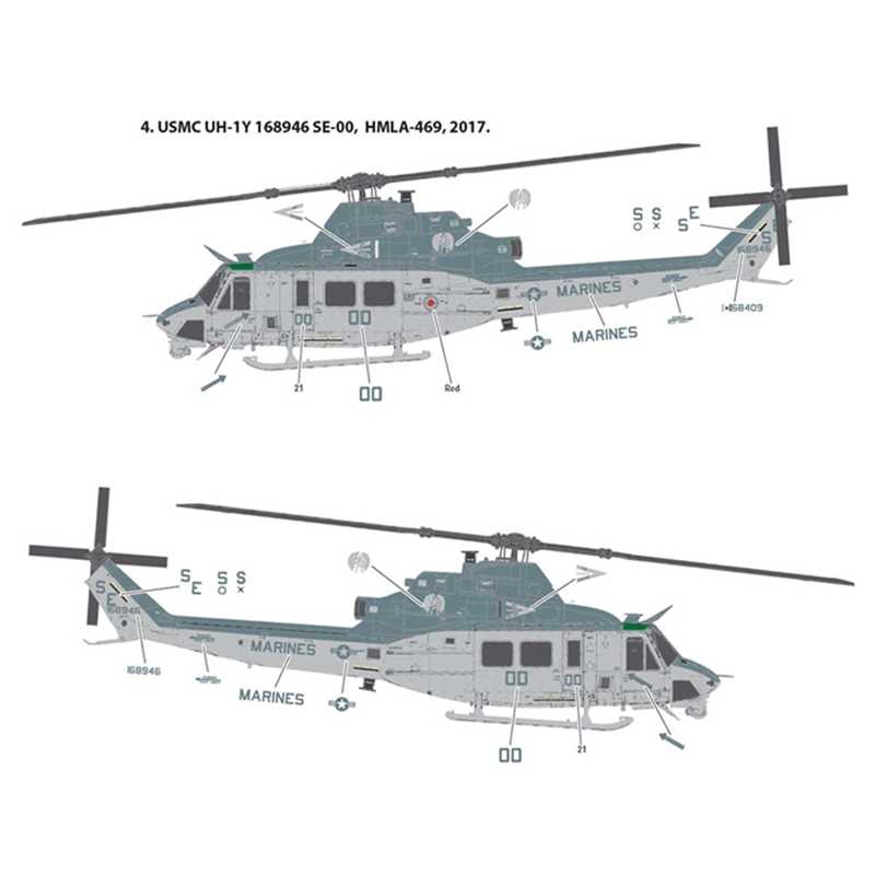Academy 12138 1/35 USMC UH-1Y Venom - Image 12