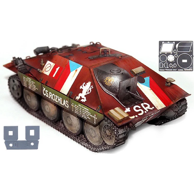 Academy 13277 1/35 Hetzer Prague 1945 - Image 7