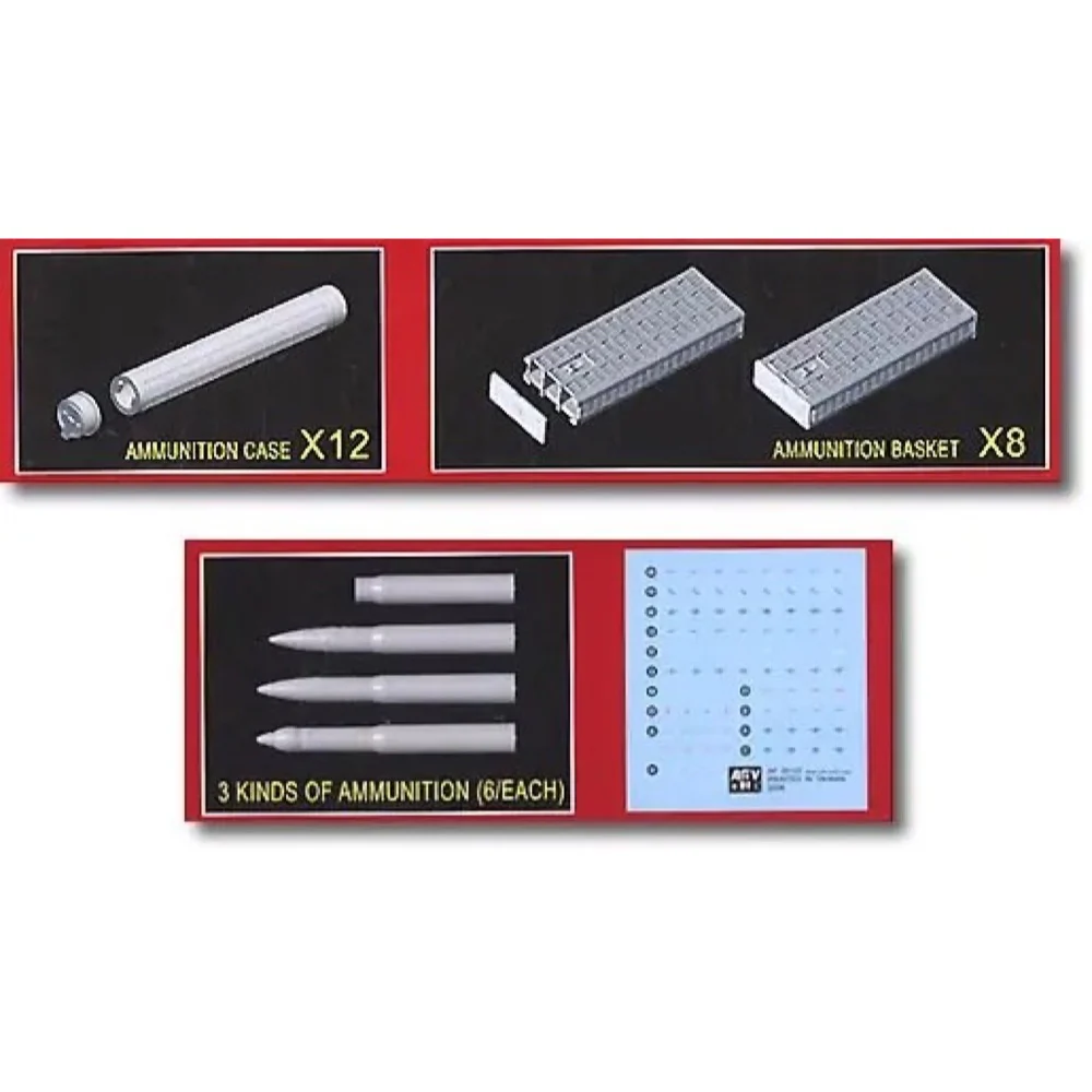 AFV 1/35 German 8.8mm L/56 Ammunition And Accessory - Image 2