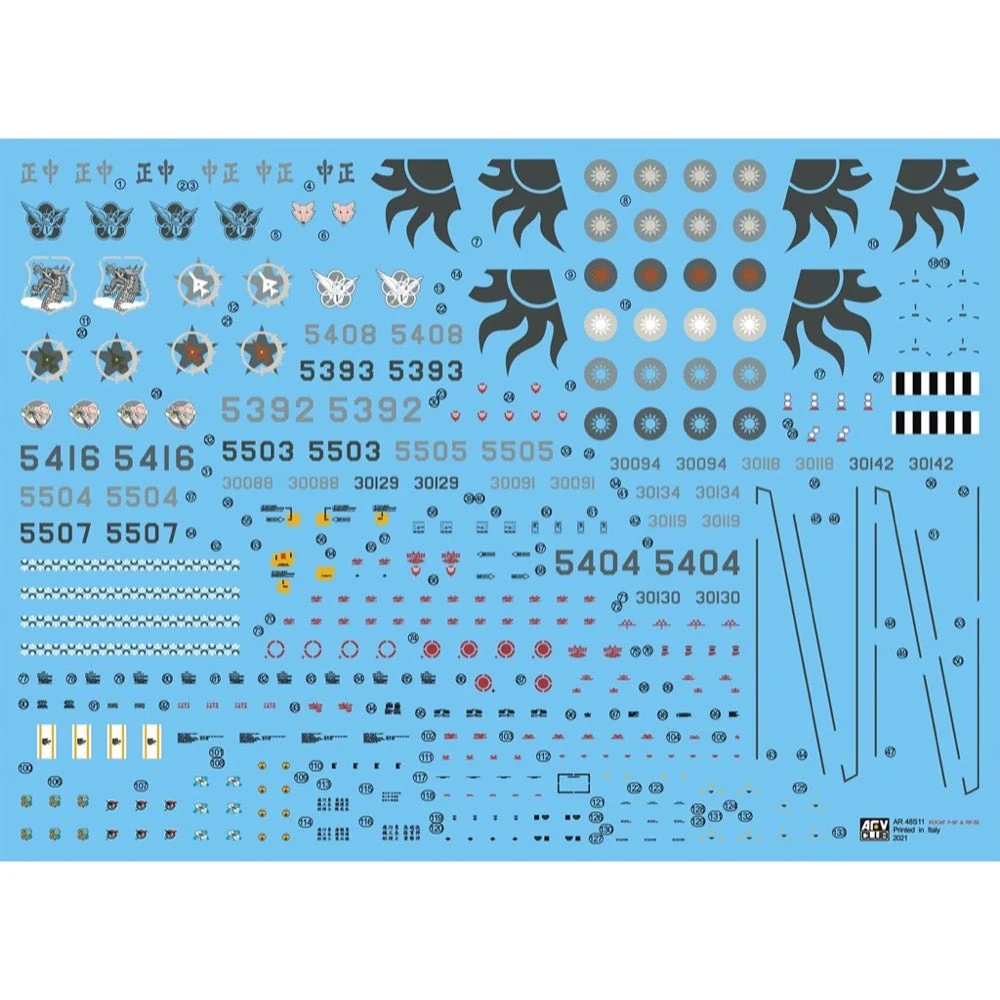 AFV AR48S11 1/48 Chung-Cheng F-5F and Tigergazer RF-5E Two Model set - Image 3