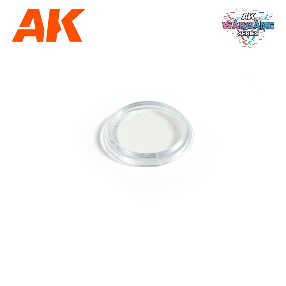 AK Interactive 1114 Plastic Wargame Bases Clear Hollow Base 40mm 5 units - Image 2
