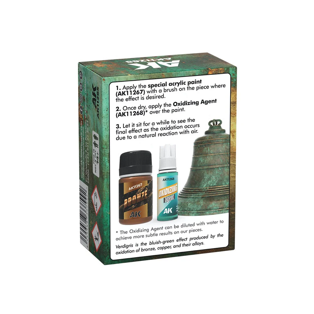 AK Interactive 11265 Verdigris Effect Set - Image 3