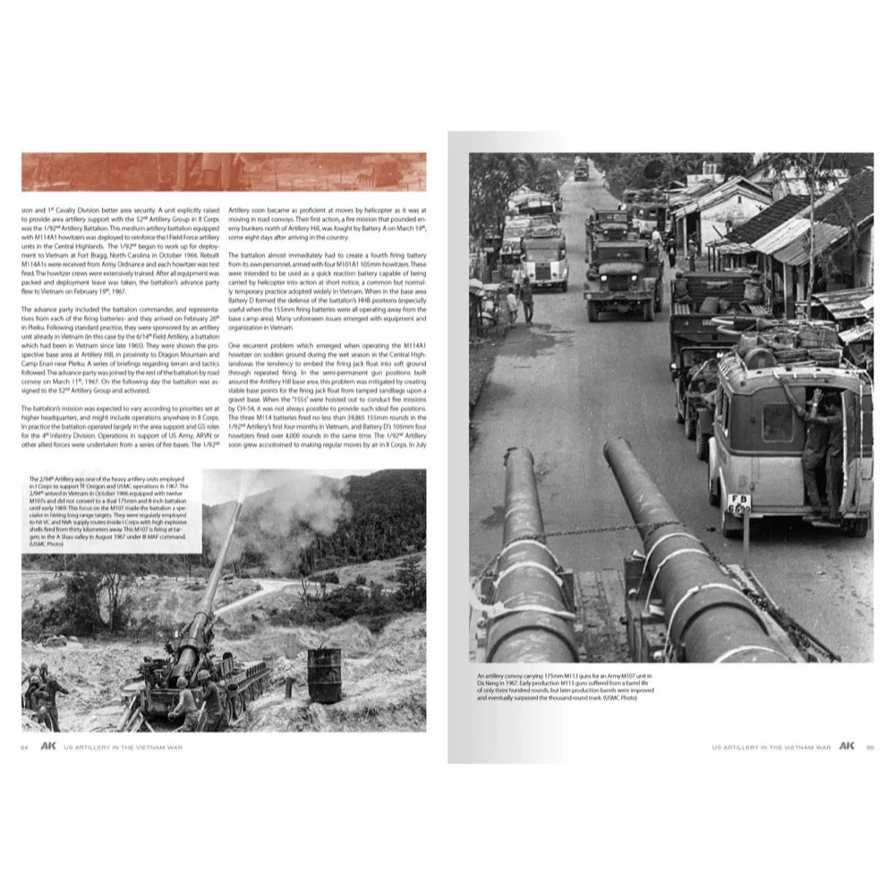 AK Interactive 130007 Book American Artillery In Vietnam Vol.2 English - Image 5
