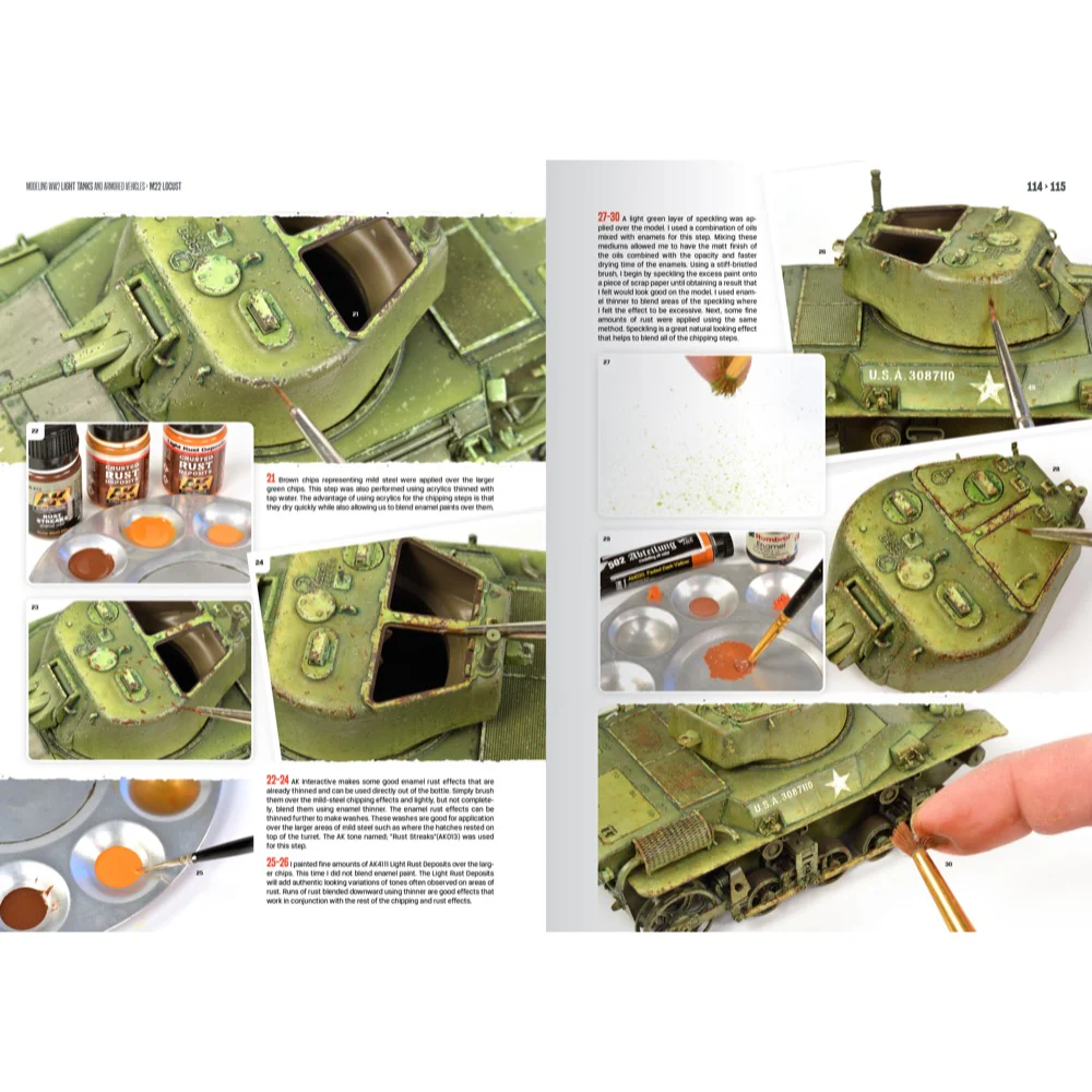 Ak Interactive 130020 Modelling WW2 Light Tanks And Armoured Vehicles - Image 5