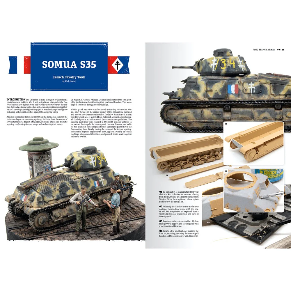 AK Interactive 130027 French Armor Book English - Image 5