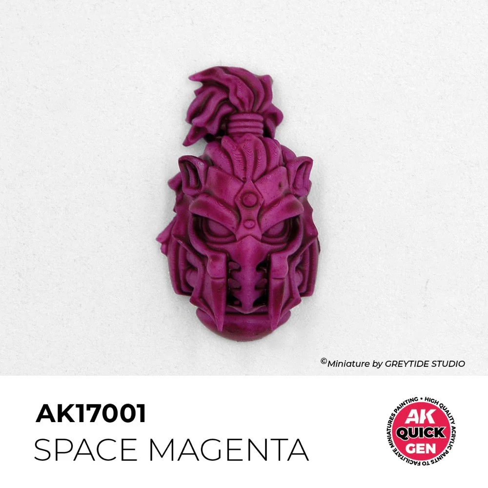 AK Interactive 17001 Quick Gen Space Magenta 18ml Acrylic Paint - Image 3