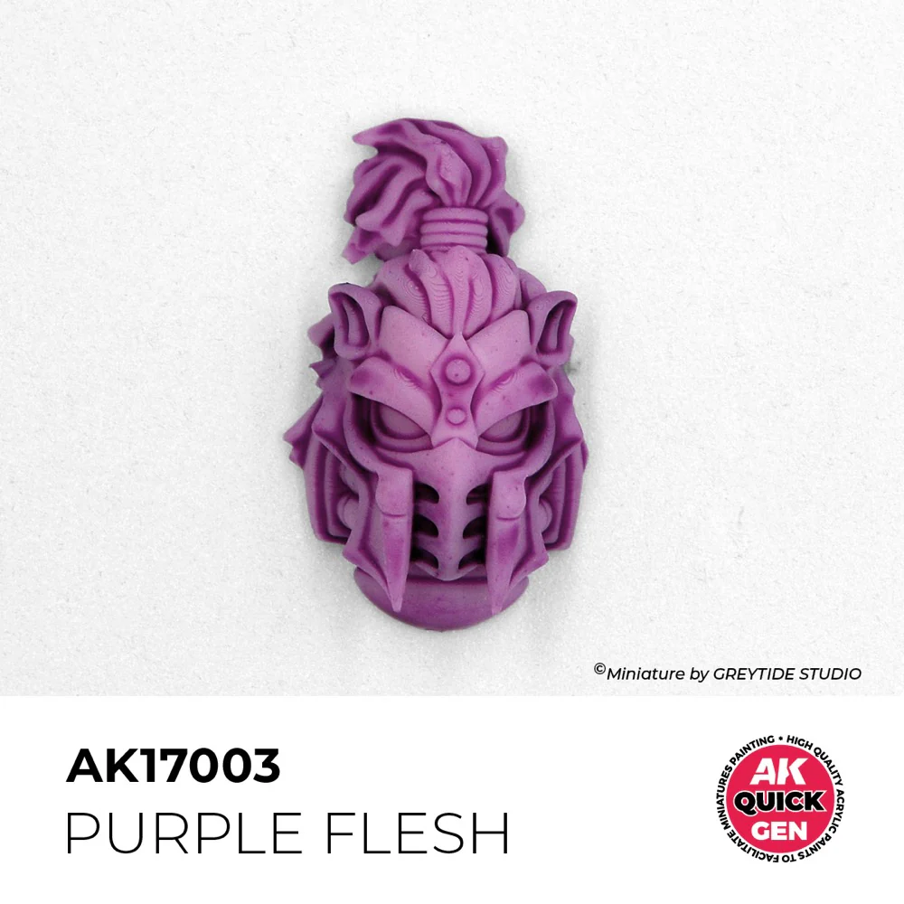 AK Interactive 17003 Quick Gen Purple Flesh 18ml Acrylic Paint - Image 3