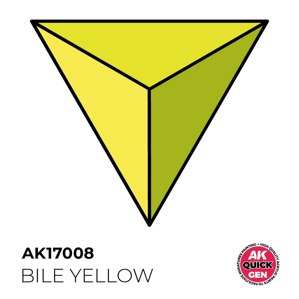 AK Interactive 17008 Quick Gen Bile Yellow 18ml Acrylic Paint - Image 2