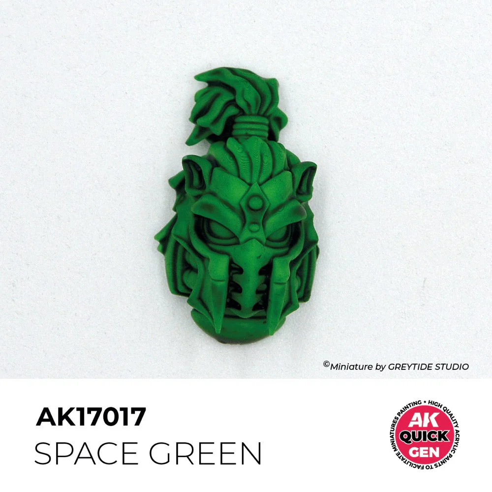 AK Interactive 17017 Quick Gen Space Green 18ml Acrylic Paint - Image 3