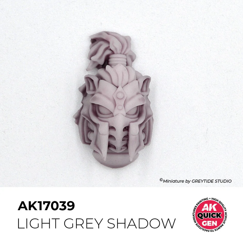 AK Interactive 17039 Quick Gen Light Grey Shadow 18ml Acrylic Paint - Image 3
