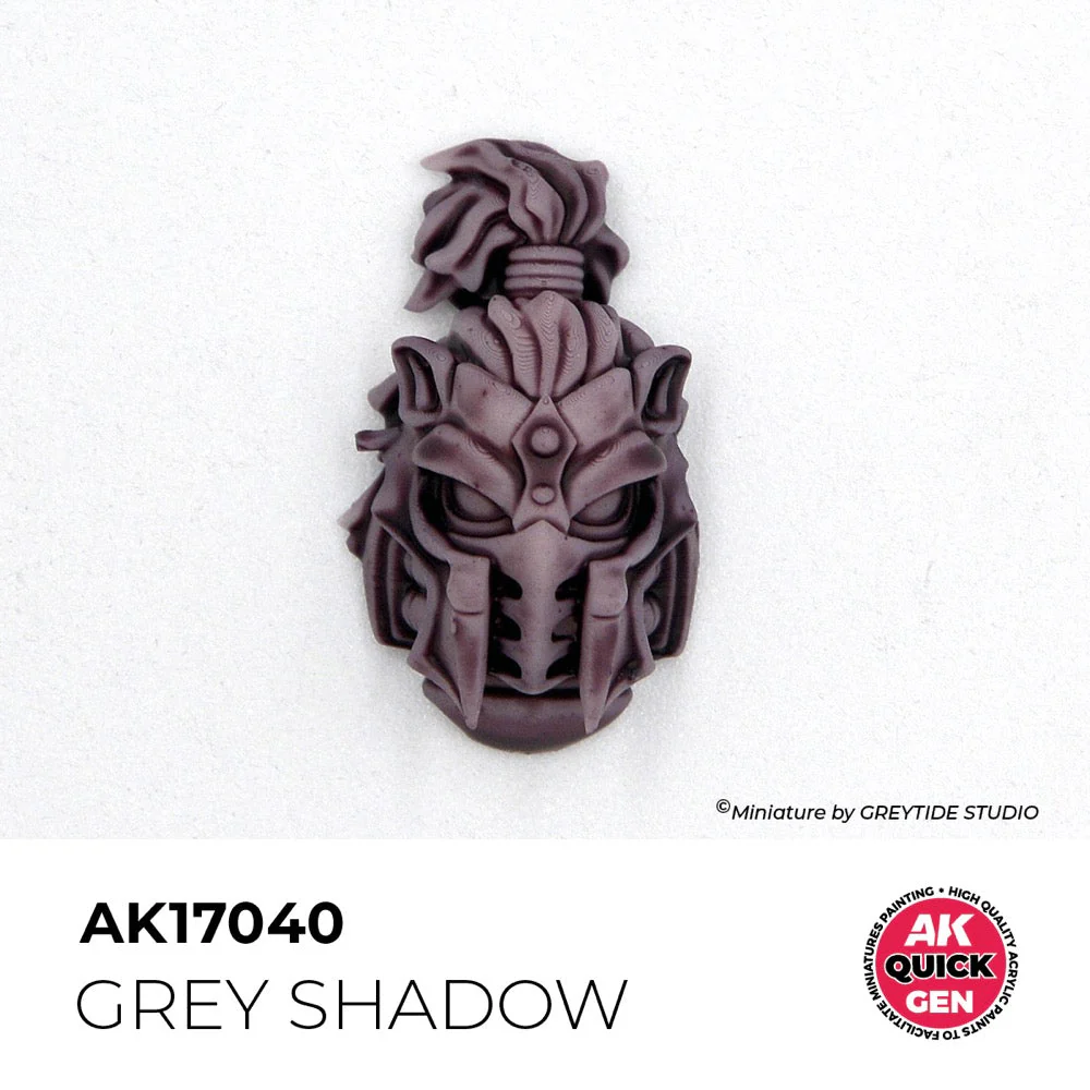 AK Interactive 17040 Quick Gen Grey Shadow 18ml Acrylic Paint - Image 3