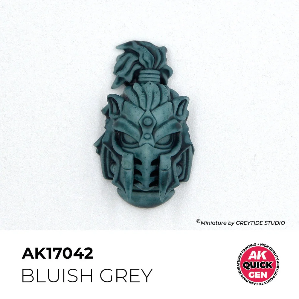 AK Interactive 17042 Quick Gen Bluish Grey 18ml Acrylic Paint - Image 3