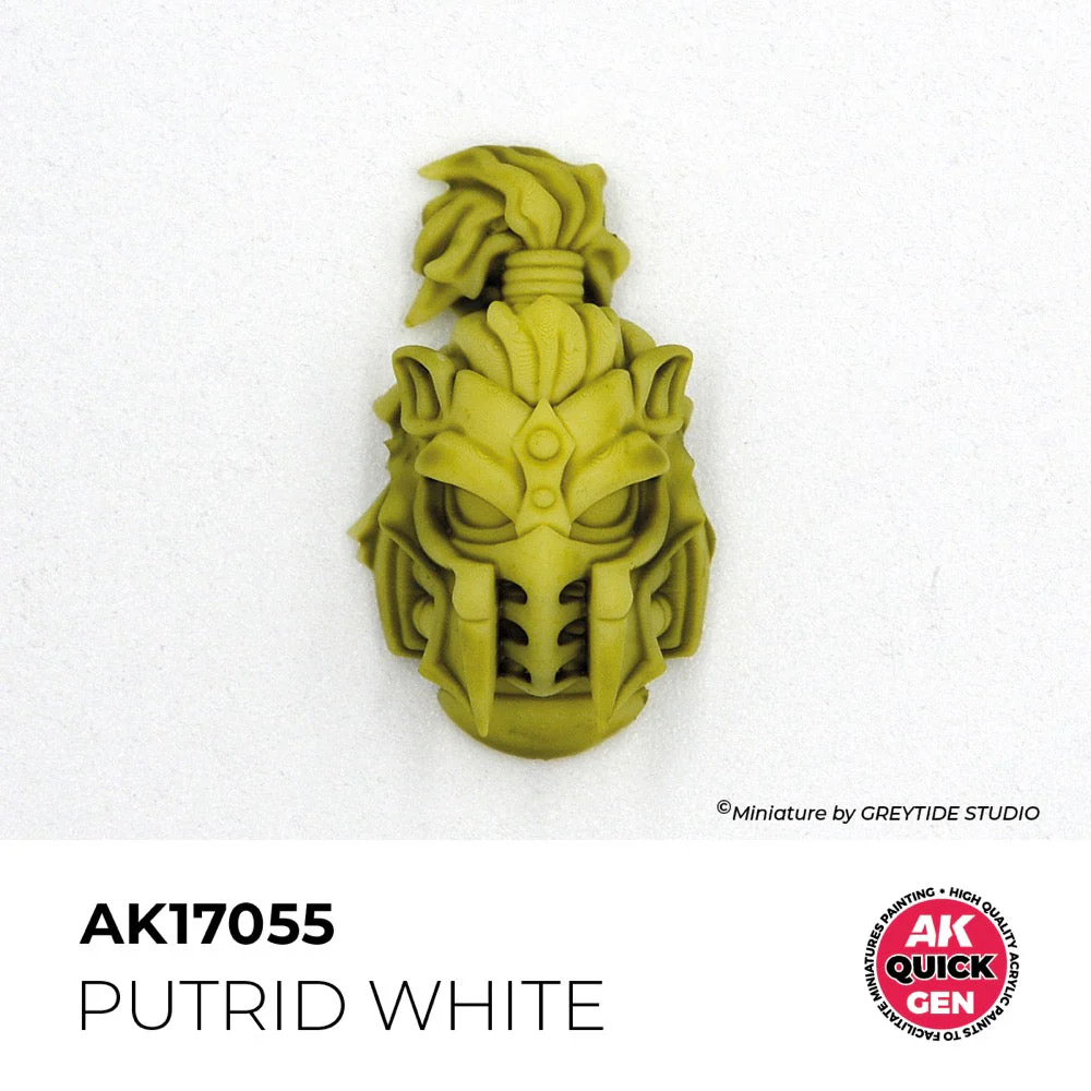 AK Interactive 17055 Quick Gen Putrid White 18ml Acrylic Paint - Image 3