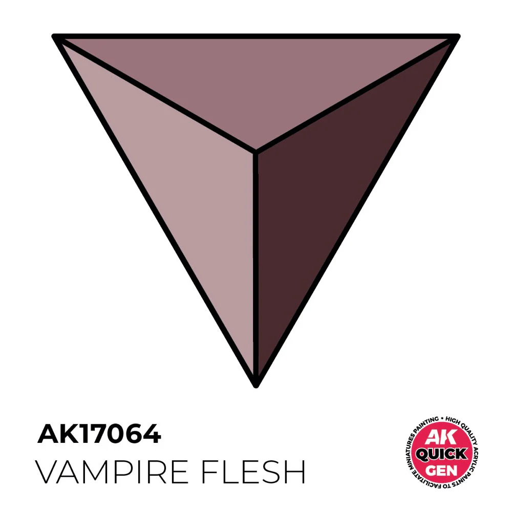 AK Interactive 17064 Quick Gen Vampire Flesh 18ml Acrylic Paint - Image 2