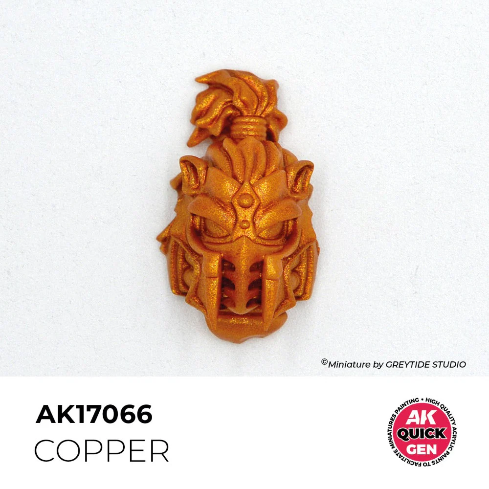 AK Interactive 17066 Quick Gen Copper 18ml Acrylic Paint - Image 3