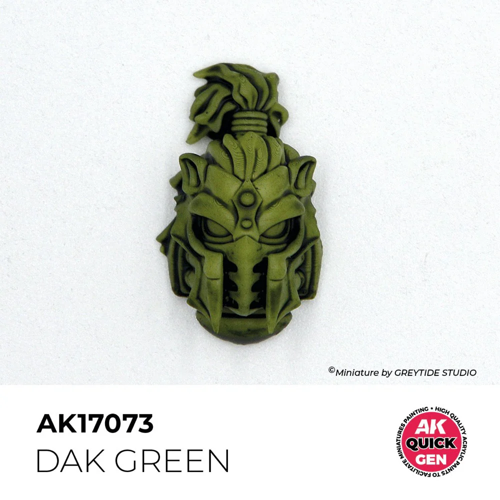 AK Interactive 17073 Quick Gen DAK Green 18ml Acrylic Paint - Image 3