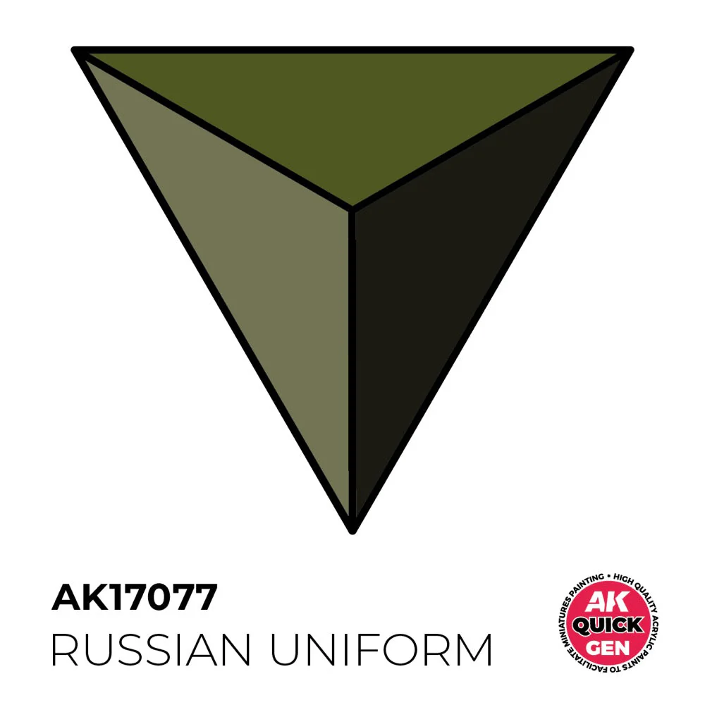 AK Interactive 17077 Quick Gen Russian Uniform 18ml Acrylic Paint - Image 2