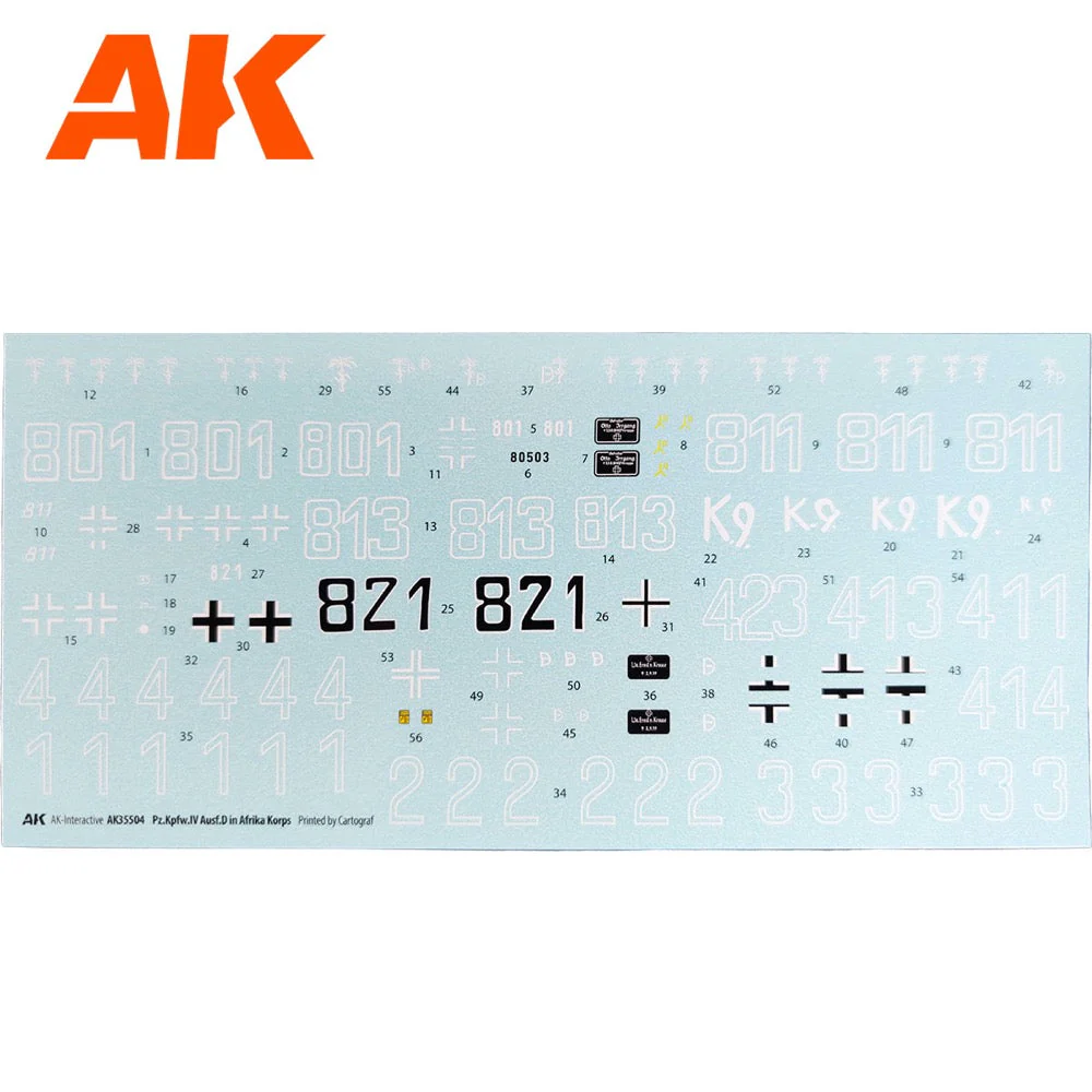 AK Interactive 35504-B Pz.Kpfw.IV Ausf.D Afrika Korps + 5 Figures German Tank Crew - Image 6