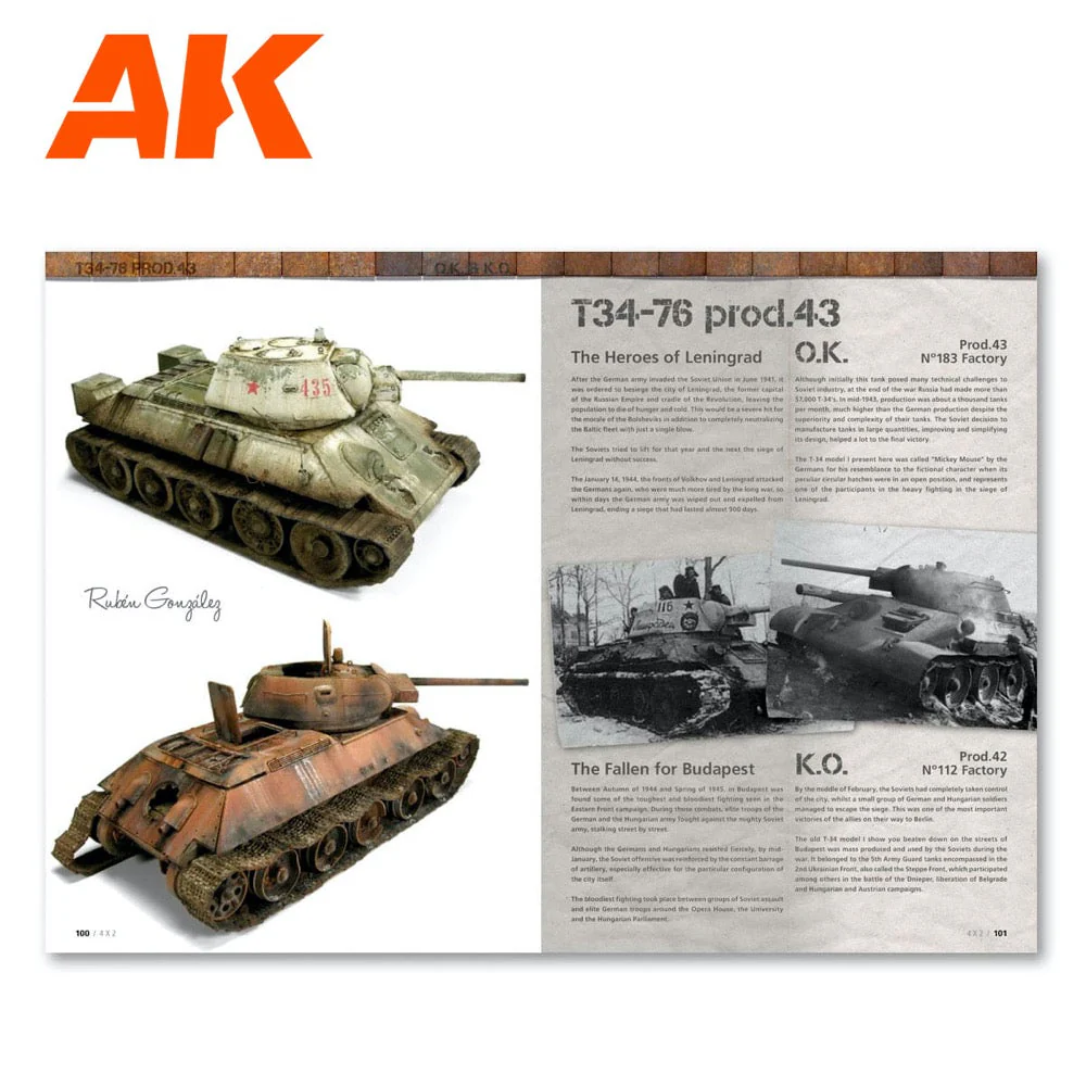 AK Interactive 4801 Book 4X2 English - Image 9