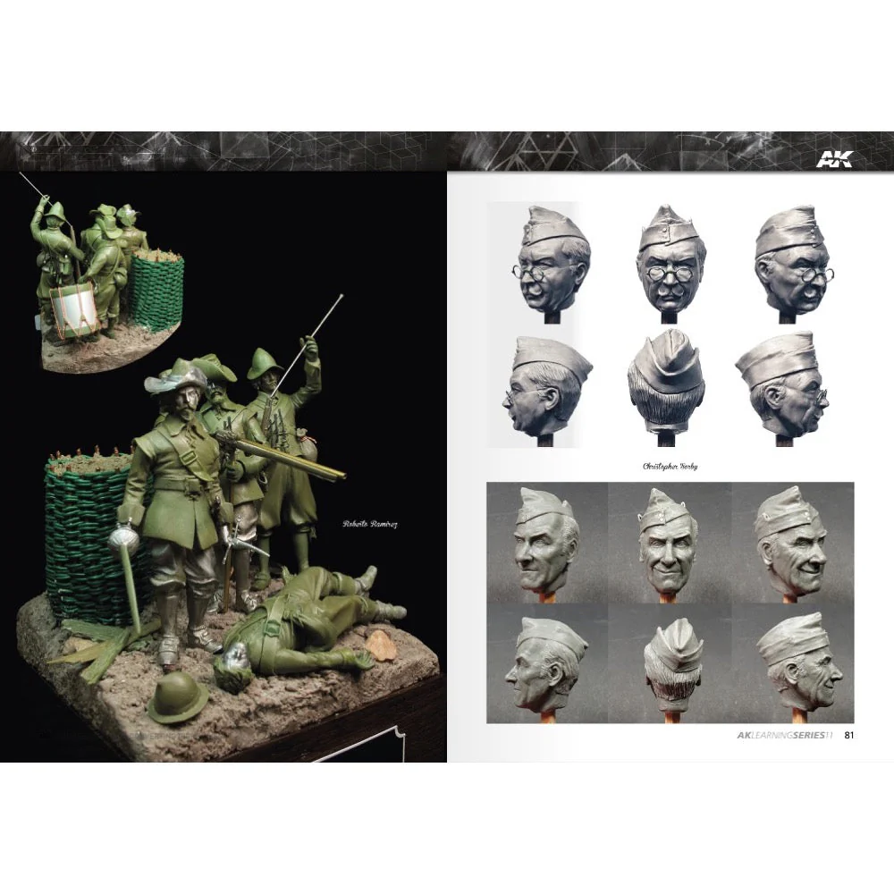 AK Interactive 512 Book Learning Series No.11 Figure Sculpting English - Image 7