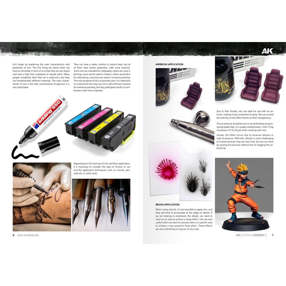 AK Interactive 540 Book Learning Series No.16 The Inks In Modeling English - Image 2