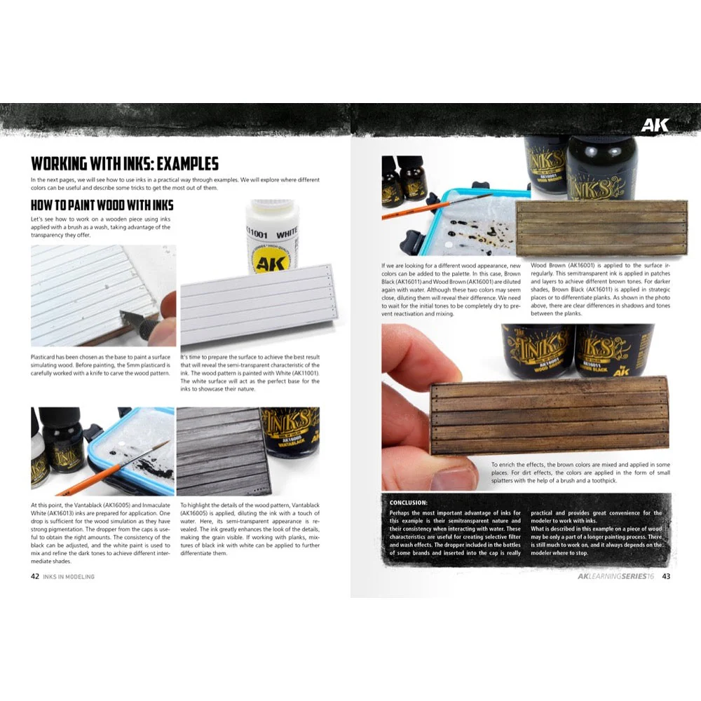 AK Interactive 540 Book Learning Series No.16 The Inks In Modeling English - Image 5