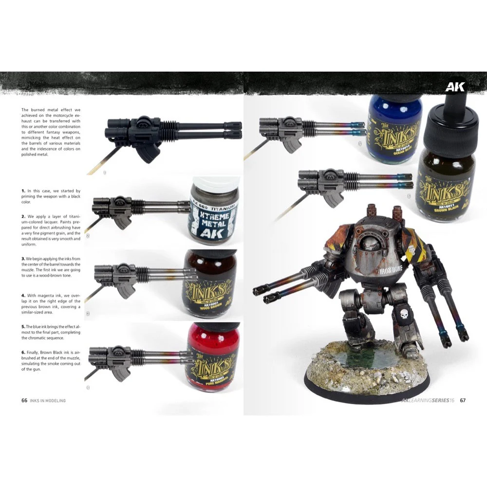 AK Interactive 540 Book Learning Series No.16 The Inks In Modeling English - Image 7