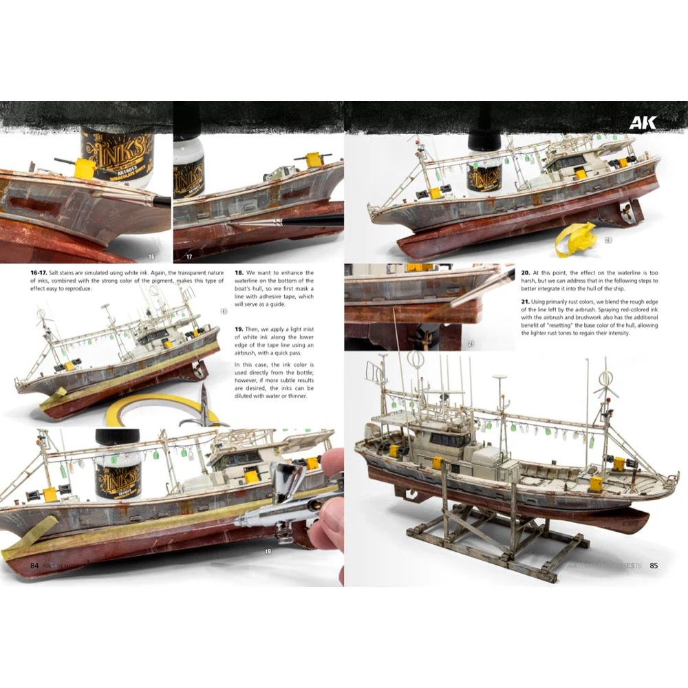 AK Interactive 540 Book Learning Series No.16 The Inks In Modeling English - Image 9