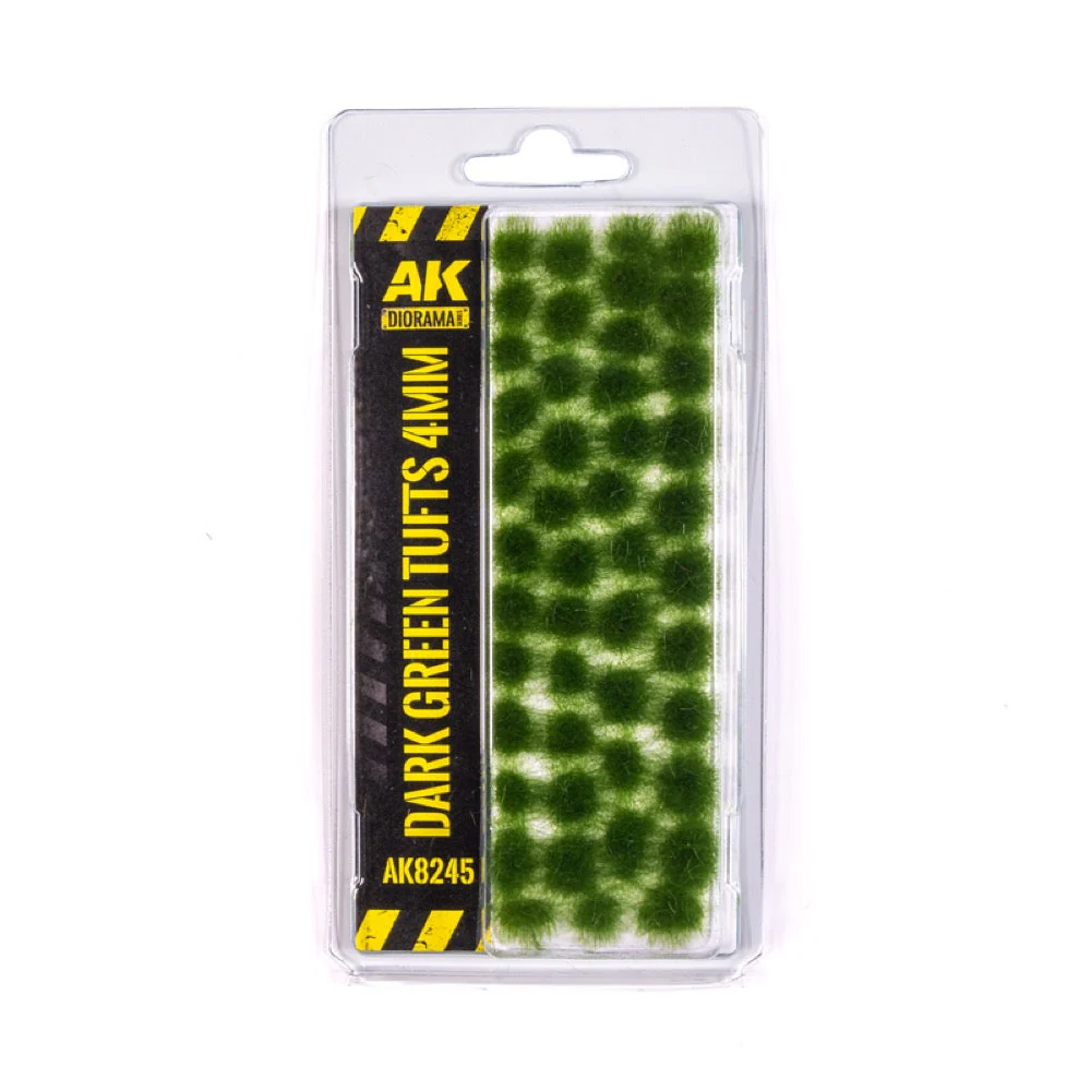 AK Interactive 8245 Dark Green Tufts 4mm