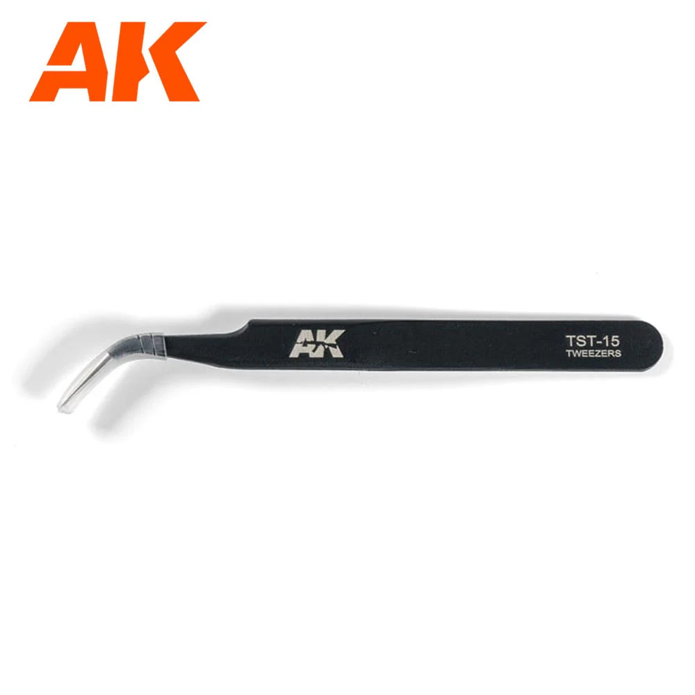 AK Interactive 9007 Precise Curved Tweezers - Image 3