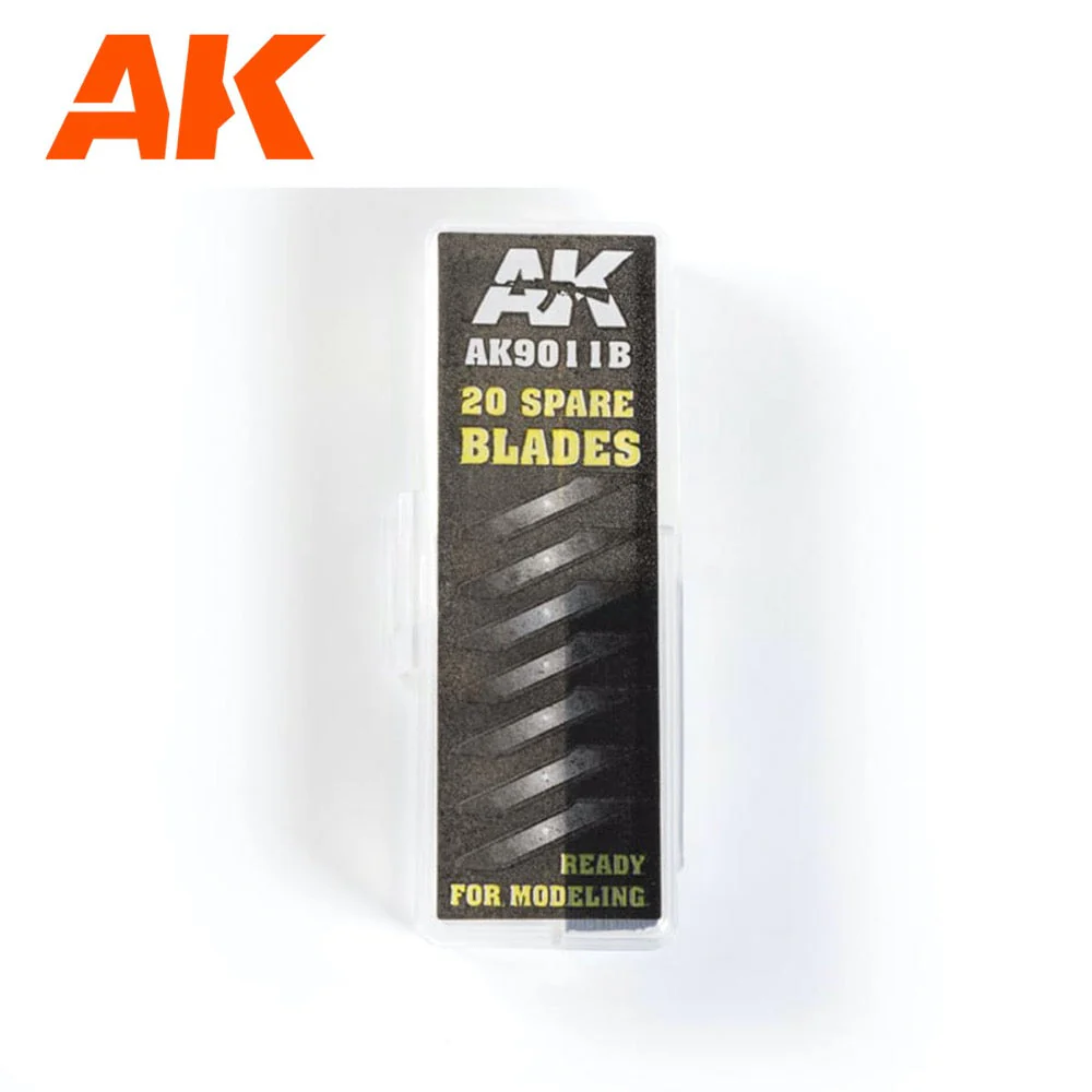 AK Interactive 9011B Cutter 20 Spare Blades - Image 2