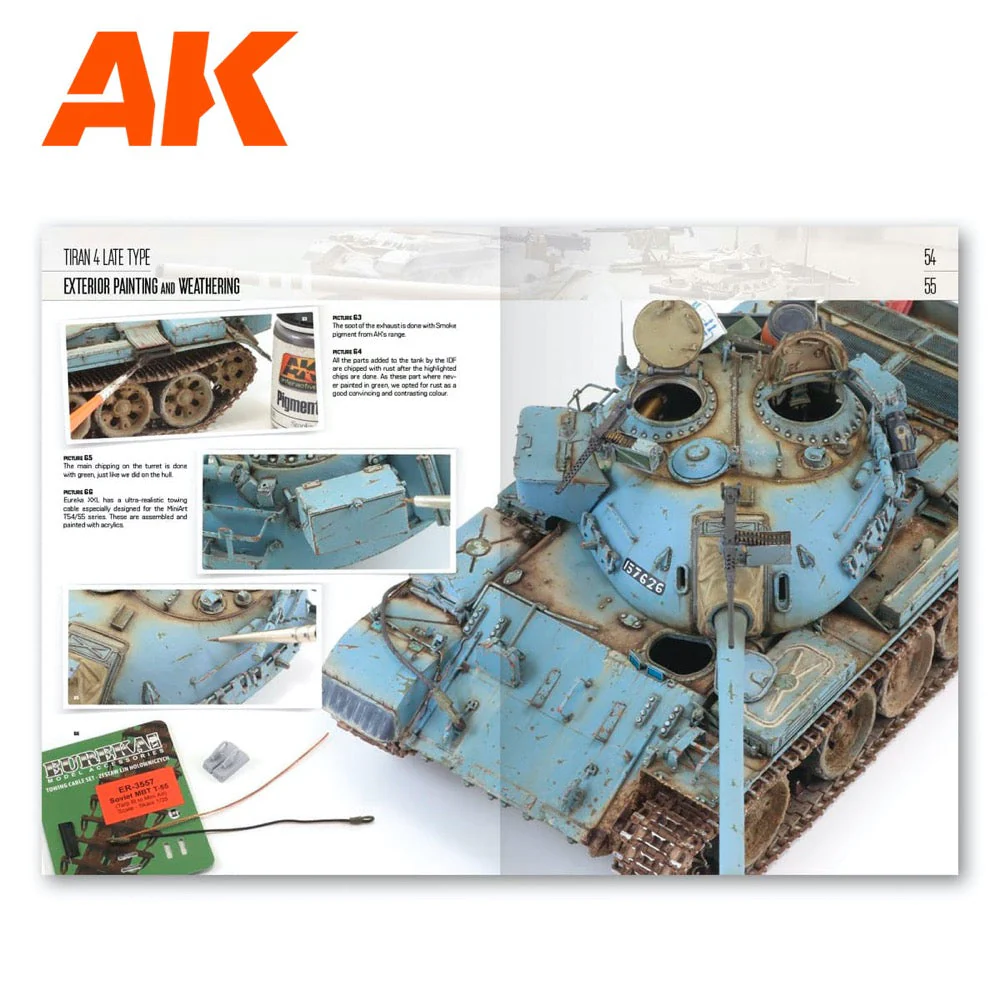 AK Interactive 914 Book T-54/T-55 Modeling World's Most Iconic Tank English - Image 2