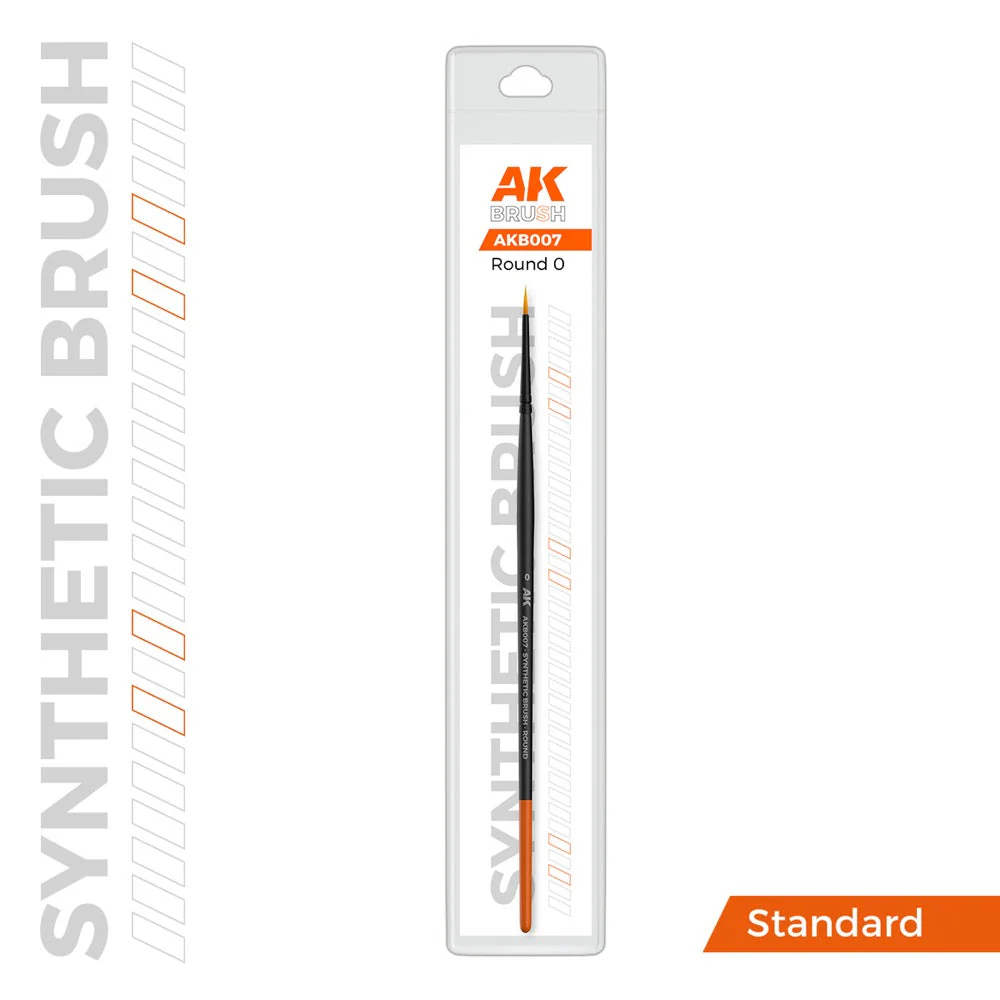 AK Interactive AKB006 Round 2/0 Synthetic Paint Brush - Image 4