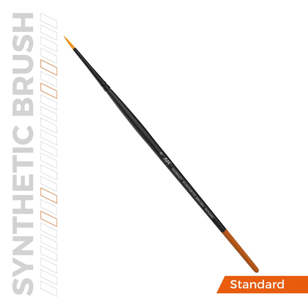 AK Interactive AKB006 Round 2/0 Synthetic Paint Brush - Image 6