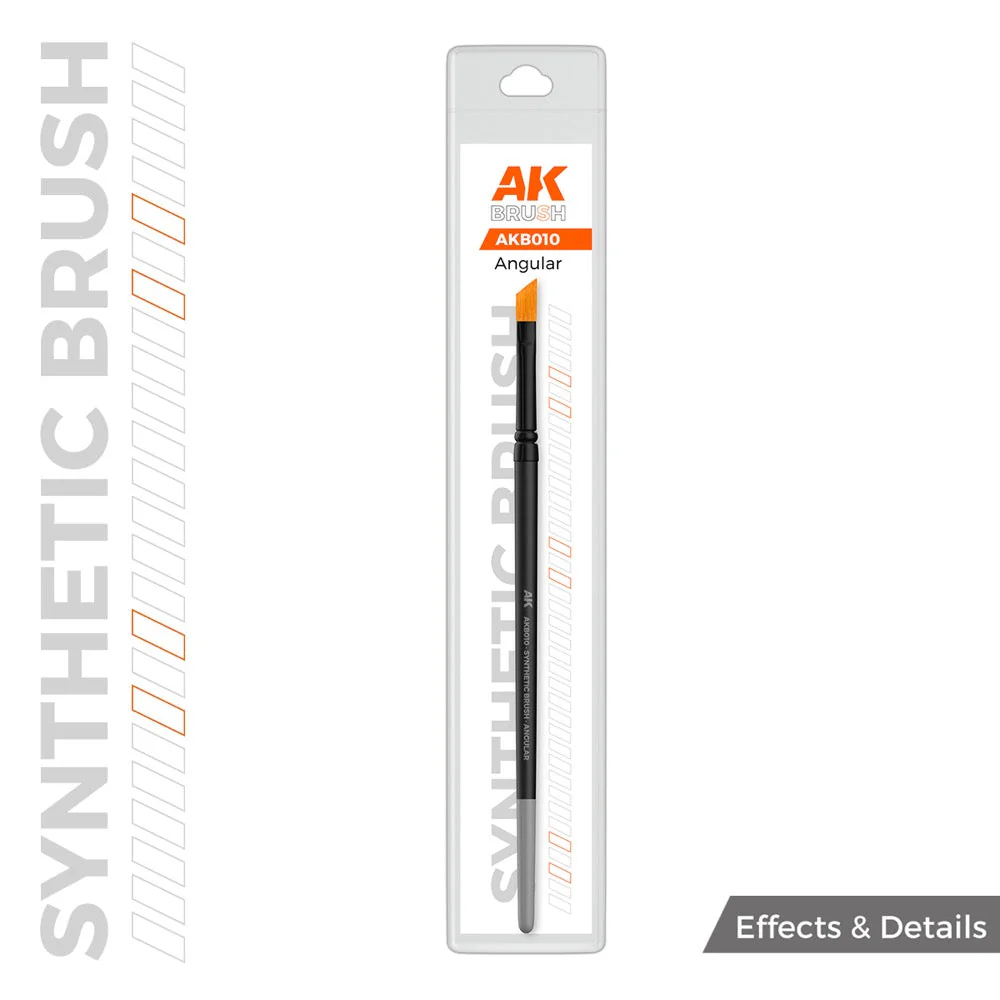 AK Interactive AKB010 Angular Synthetic Paint Brush