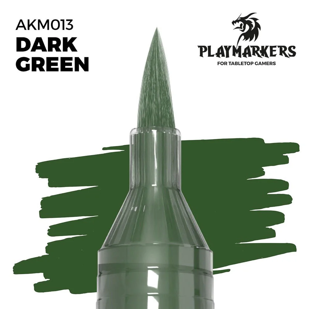 AK Interactive Playmarkers Dark Green Acrylic Paint Marker - Image 3