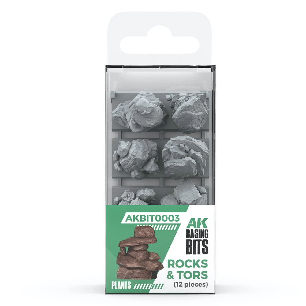 AK Interactive BIT0003 Basing Bits Rocks & Tors 12