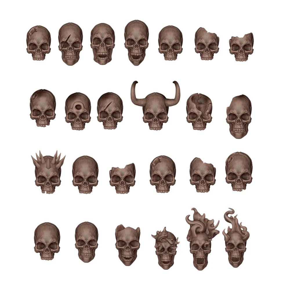 AK Interactive BIT0009 Basing Bits Skulls 72 - Image 3