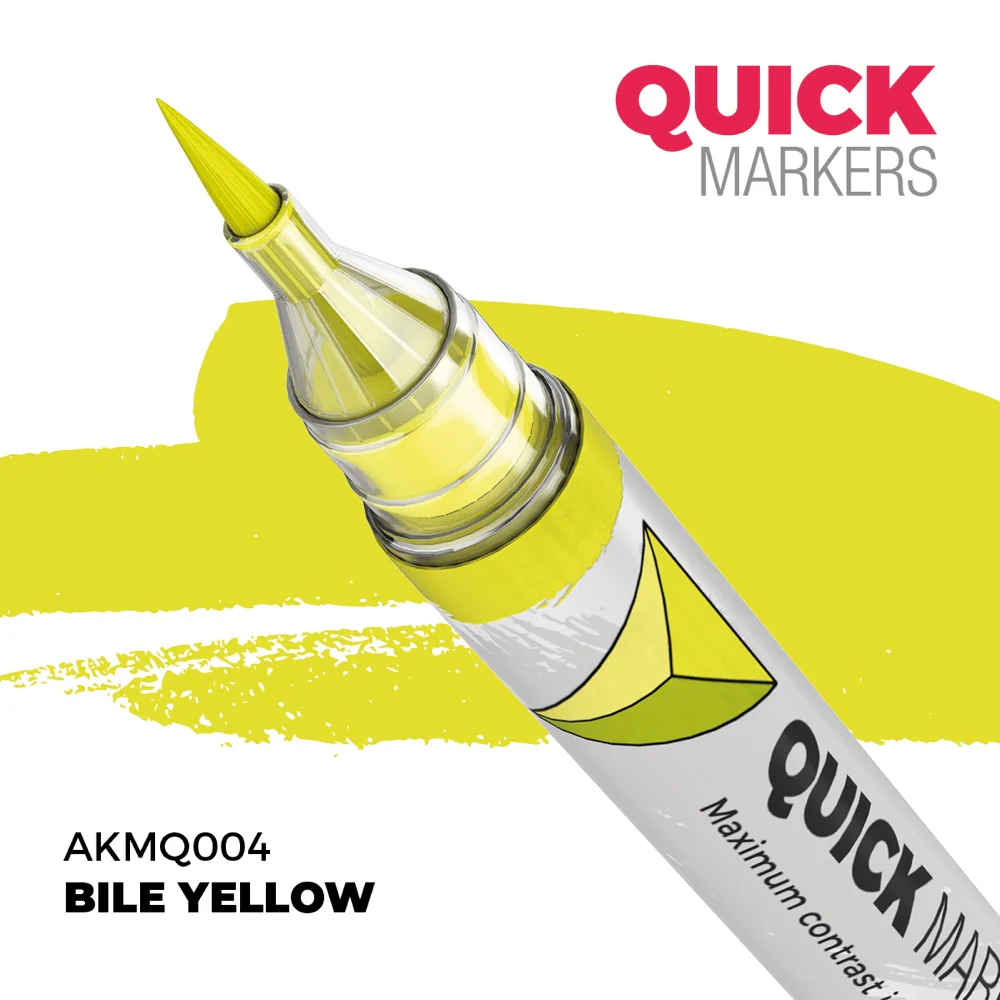 AK Interactive MQ004 Quick Marker Bile Yellow - Image 2
