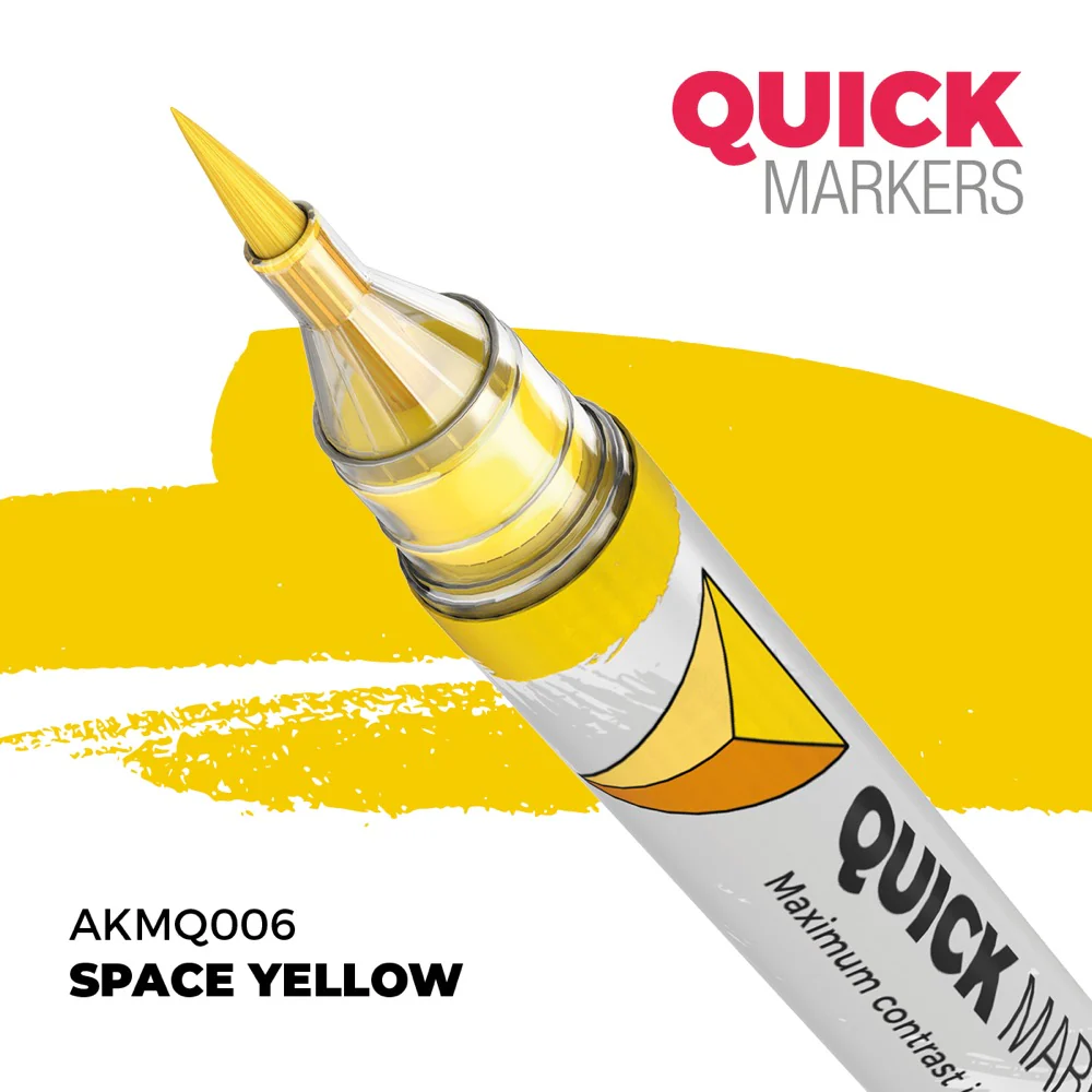 AK Interactive MQ006 Quick Marker Space Yellow - Image 2