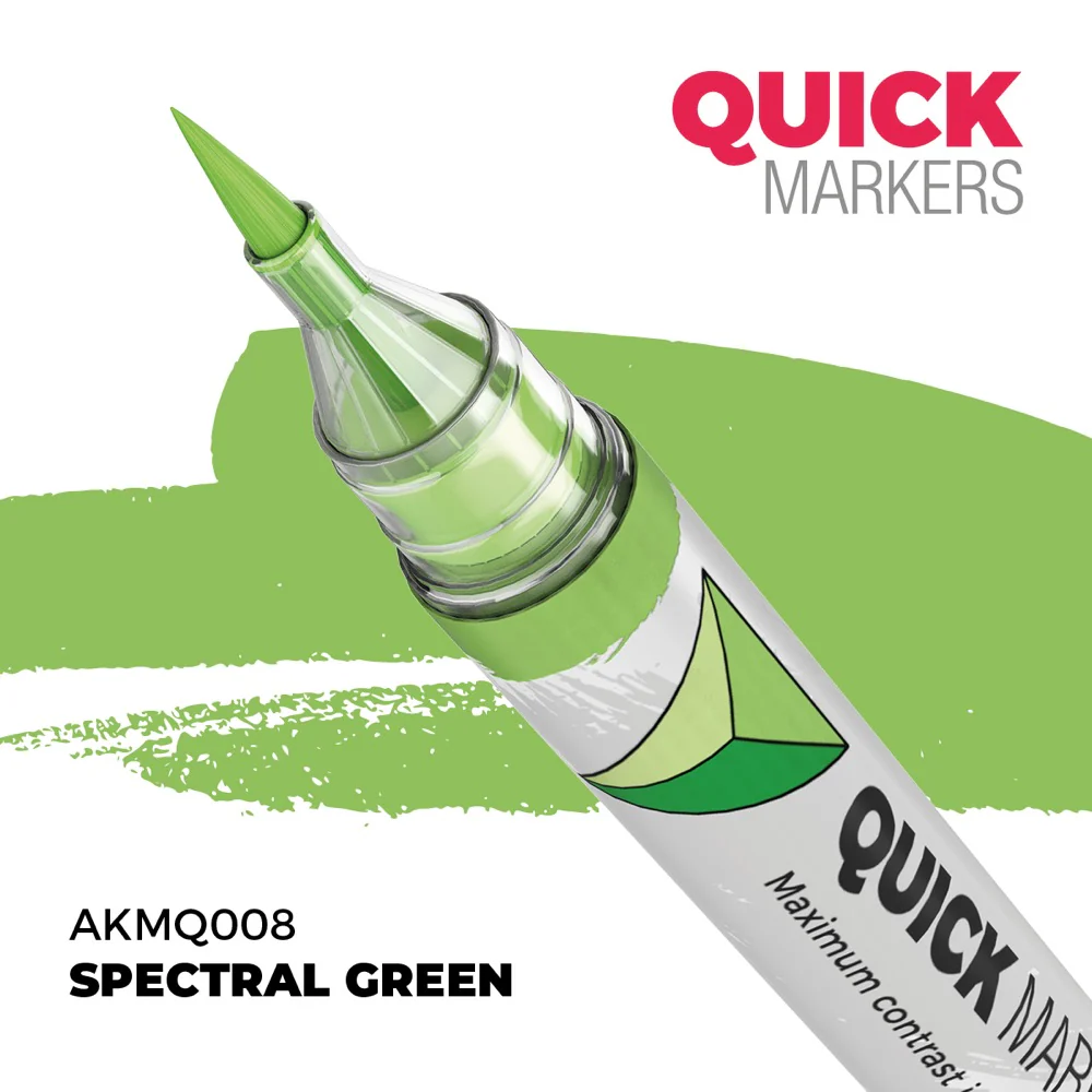 AK Interactive MQ008 Quick Marker Spectral Green - Image 2