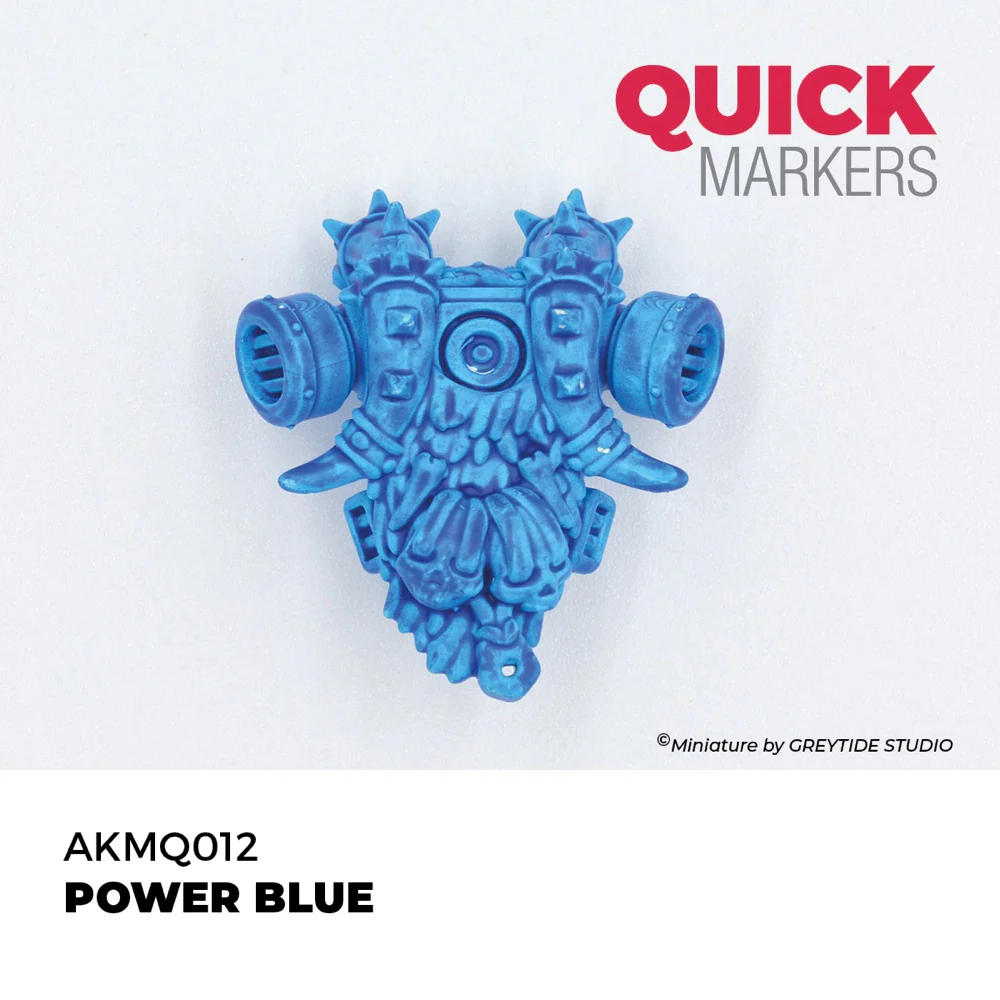 AK Interactive MQ012 Quick Marker Power Blue - Image 3