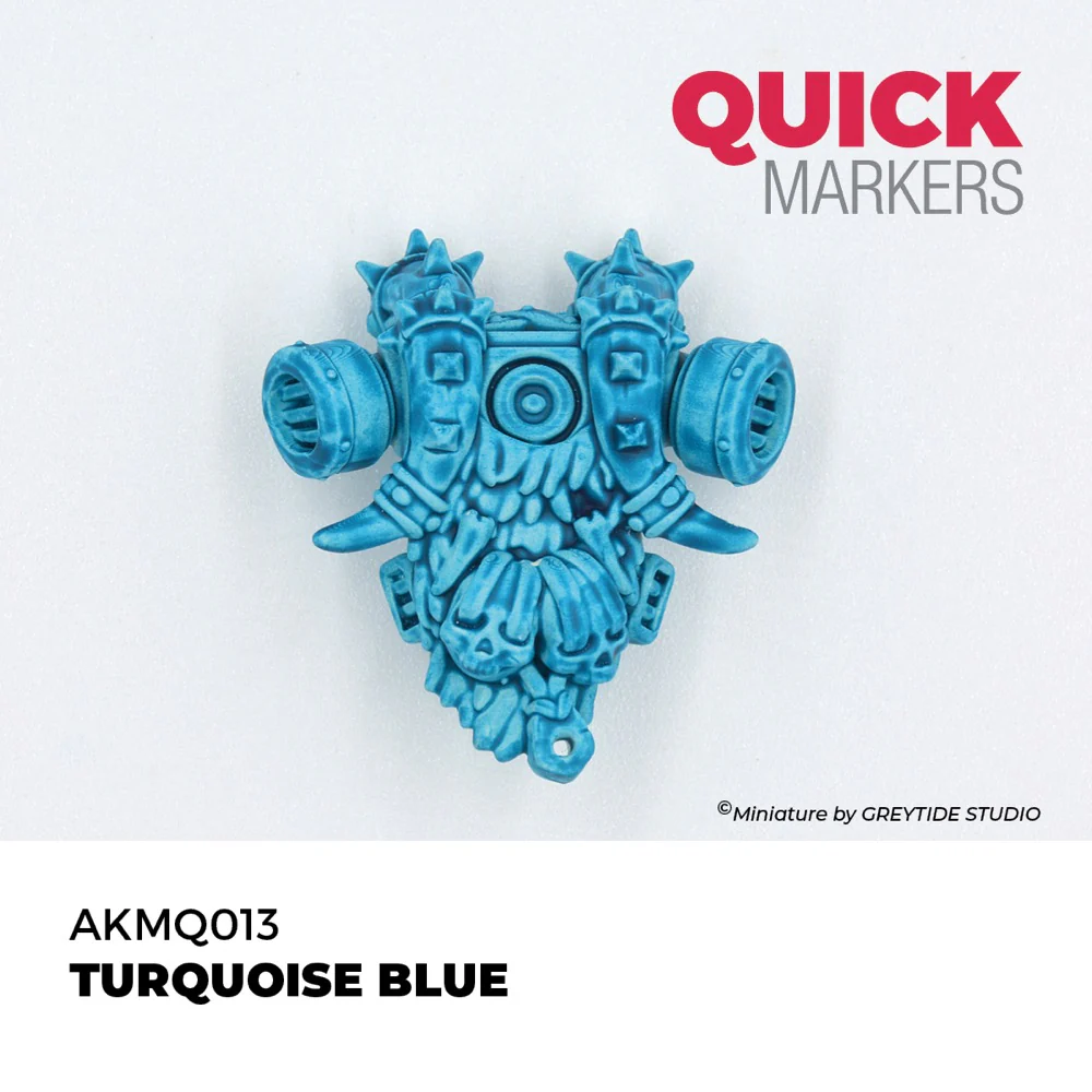 AK Interactive MQ013 Quick Marker Turquoise Blue - Image 3