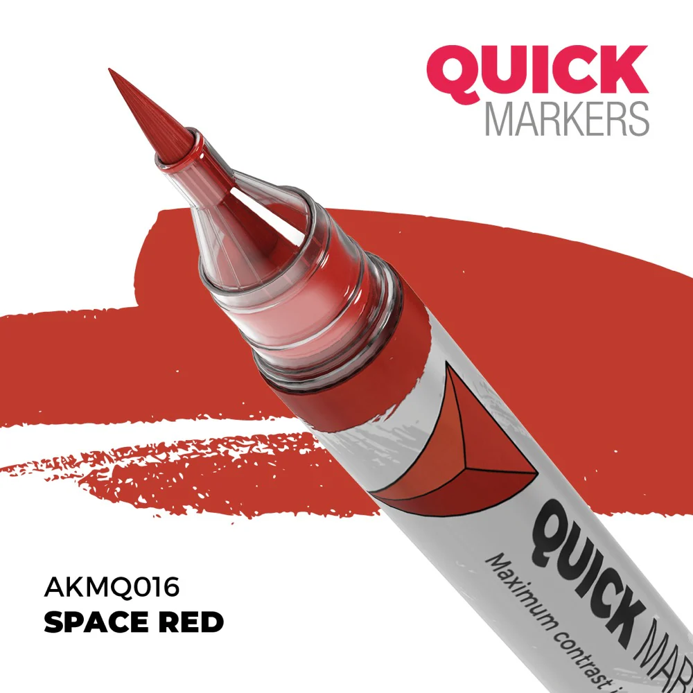 AK Interactive MQ016 Quick Marker Space Red - Image 2