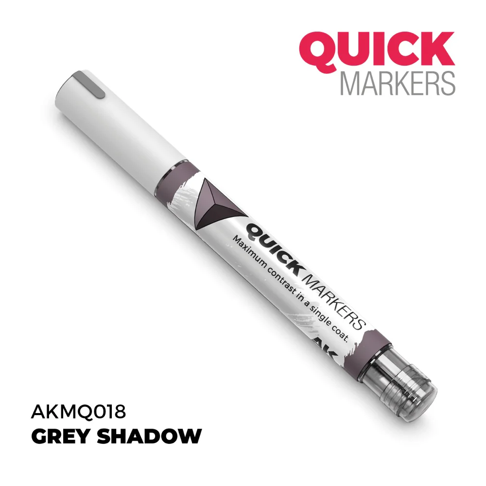 AK Interactive MQ018 Quick Marker Grey Shadow