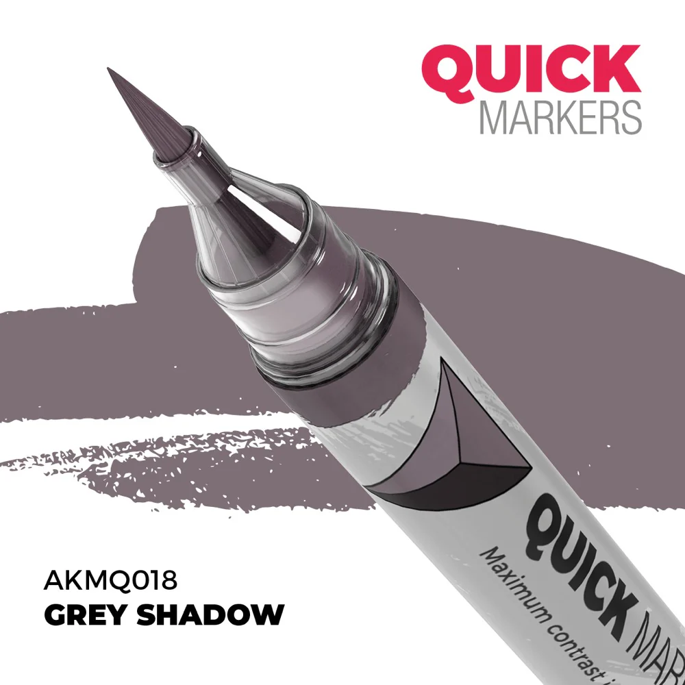 AK Interactive MQ018 Quick Marker Grey Shadow - Image 2