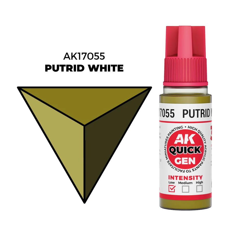 AK Interactive MQ024 Quick Marker Putrid White