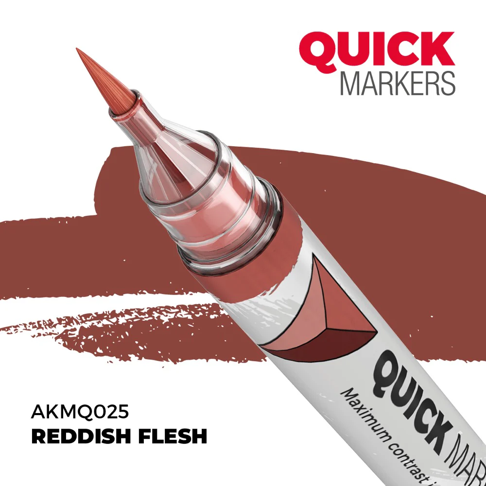 AK Interactive MQ025 Quick Marker Reddish Flesh