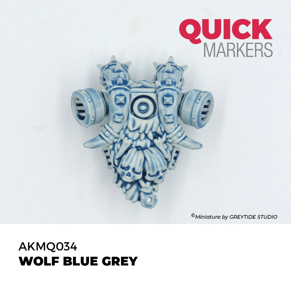 AK Interactive MQ034 Quick Marker Wolf Blue Grey - Image 3